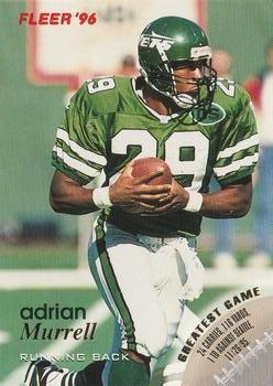 Adrian Murrell New York Jets 1996 Fleer NFL #98